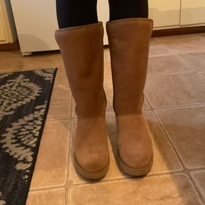 Tall (worn once) UGG boots